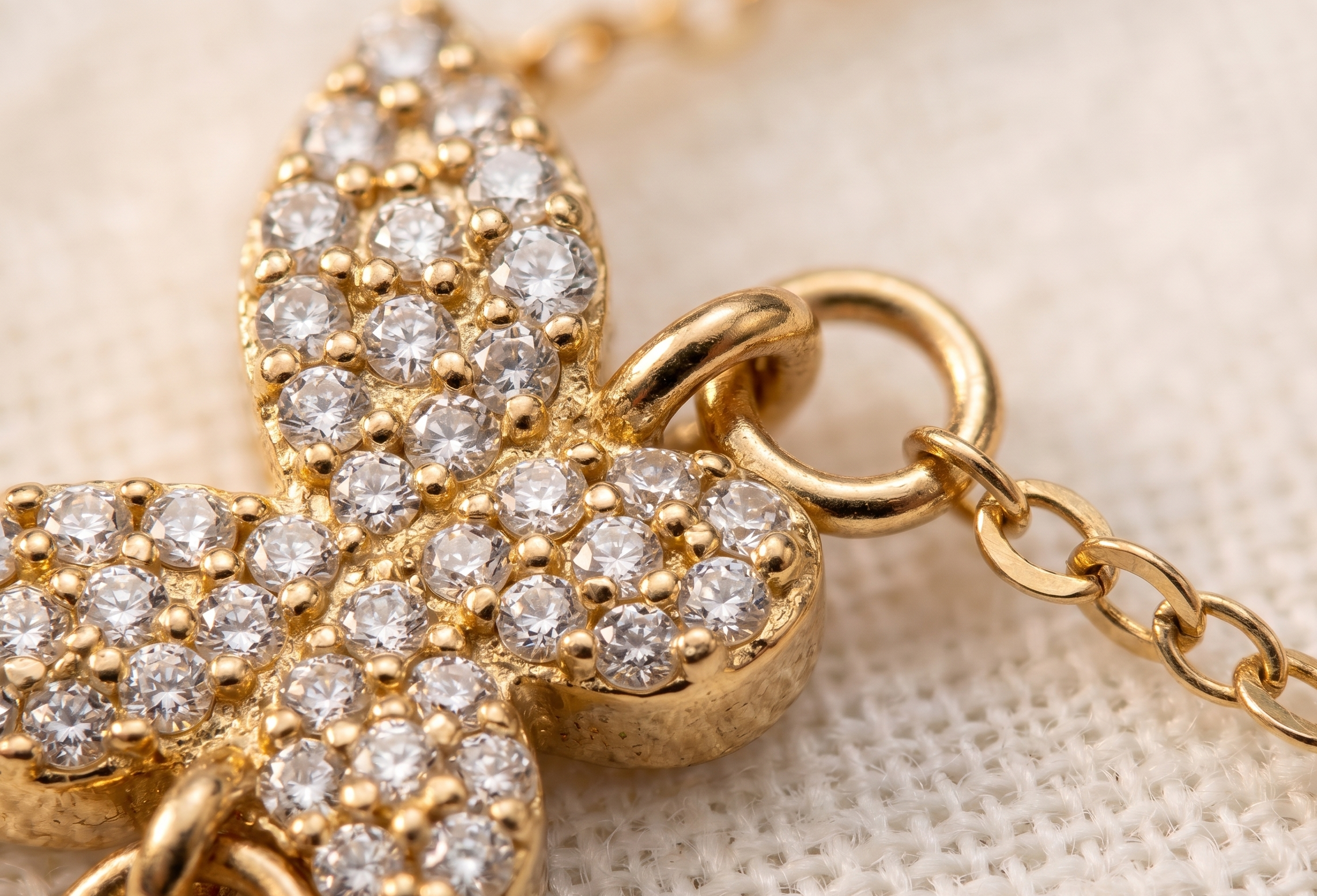 Whimsical Butterfly Charm Bracelet – 18K Gold Plated Chain
