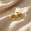 The Esmeralda Emerald Wreath Studs – 18K Gold Plated Stainless Steel Anti-Tarnish Earrings