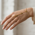 Stella Dainty Triple-Star Anti-Tarnish Hand Harness || Rakhi Gift for Sister