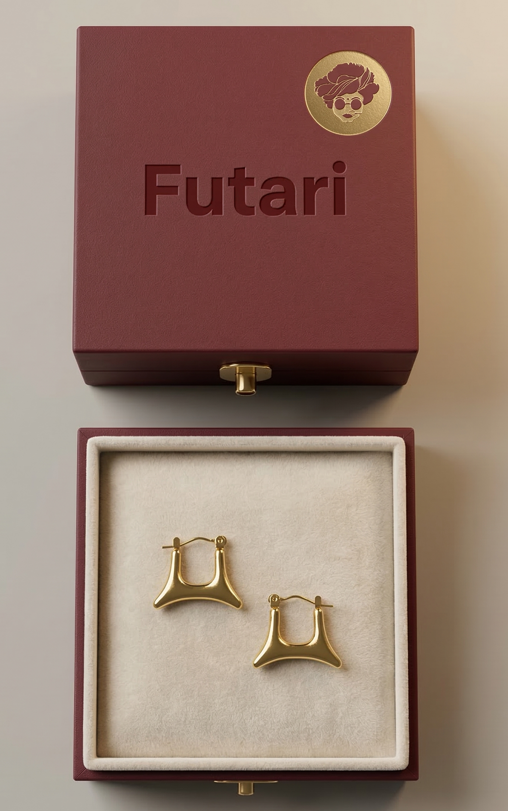 The Elara Liquid Teardrop Studs – 18K Gold Plated Stainless Steel Anti-Tarnish Earrings