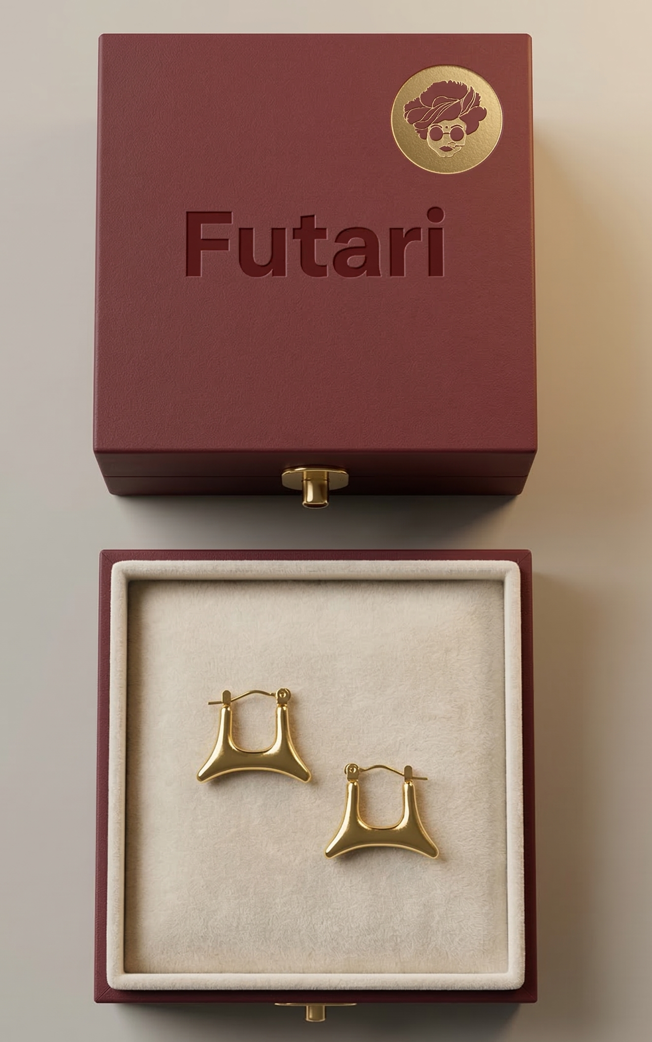 The Elara Liquid Teardrop Studs – 18K Gold Plated Stainless Steel Anti-Tarnish Earrings