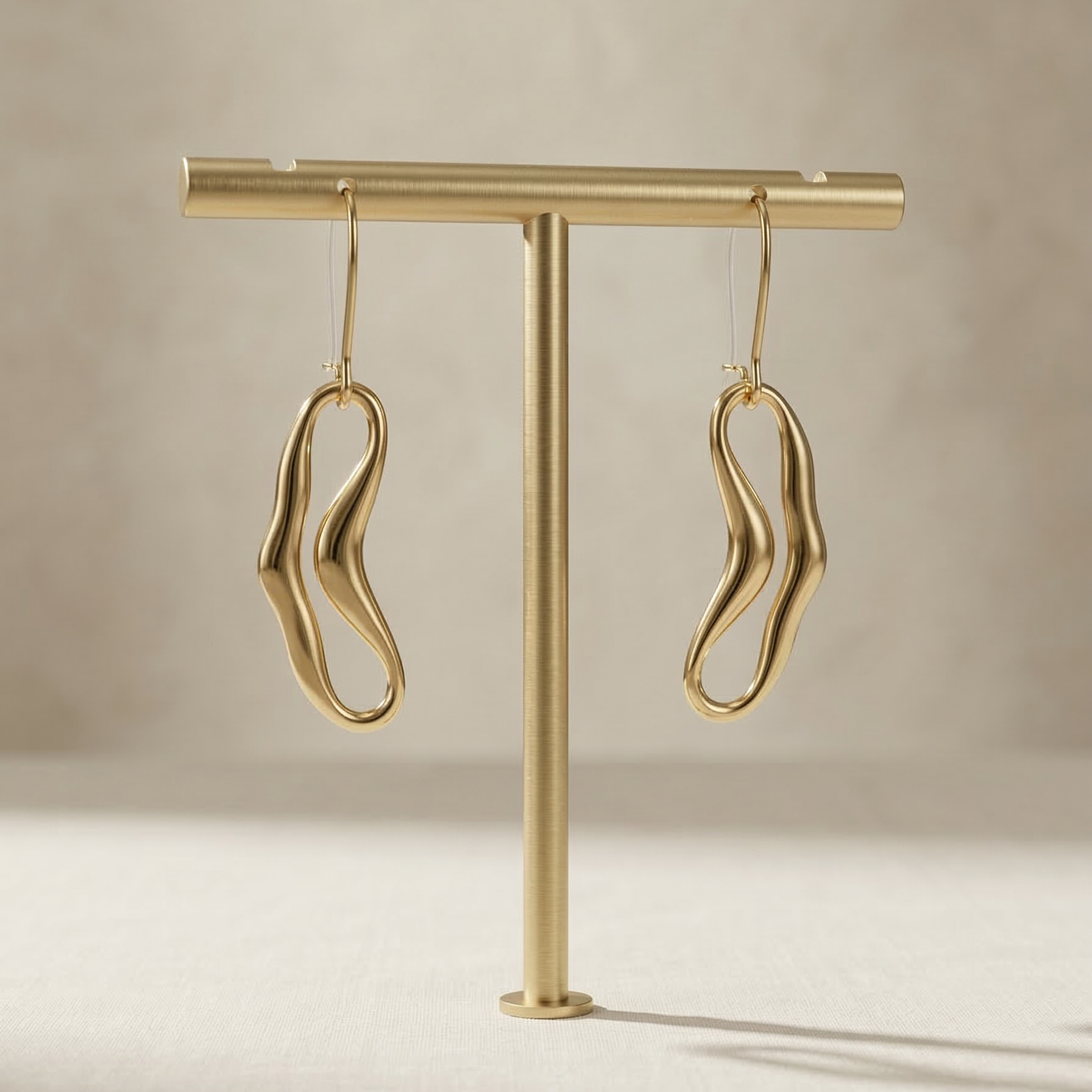 The Flora Textured Bloom Studs – 18K Gold Plated Stainless Steel Anti-Tarnish Earrings