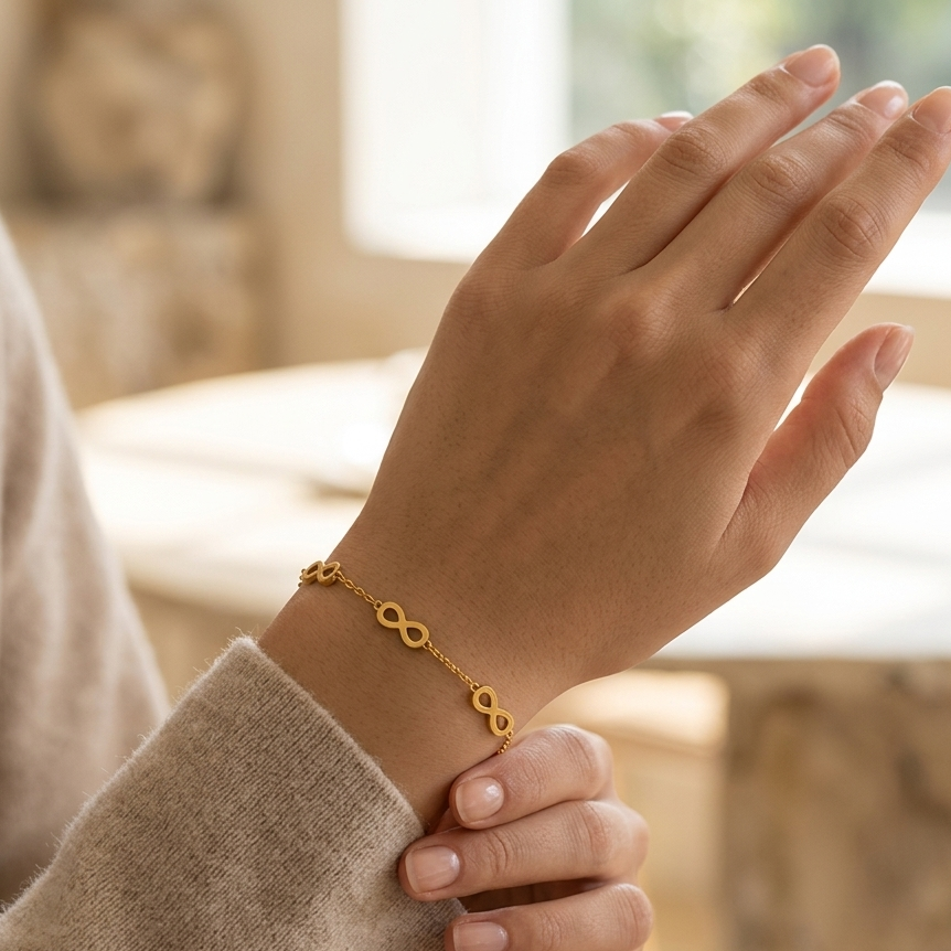 Infinity Wraparound Bracelet || Rakhi Gift for Sister