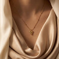 The Aura Puffed Heart – Premium Fashion Necklace || 18K Gold Plated